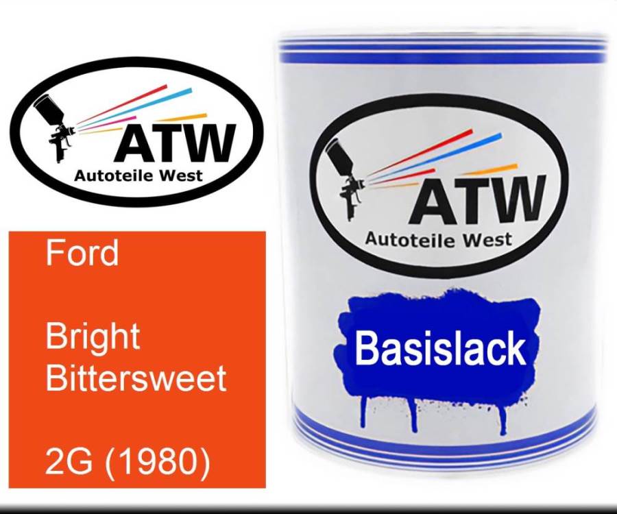 Ford, Bright Bittersweet, 2G (1980): 1L Lackdose, von ATW Autoteile West.